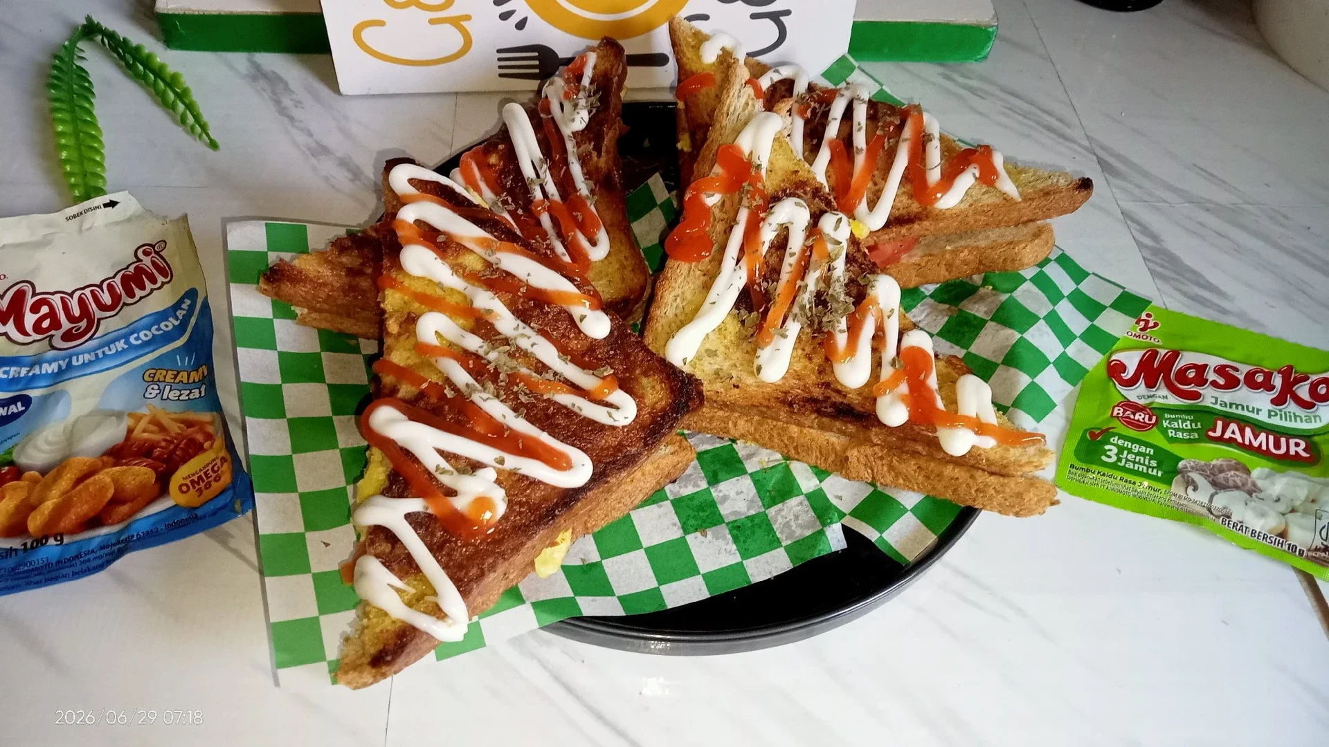 Roti Gandum Sandwich 