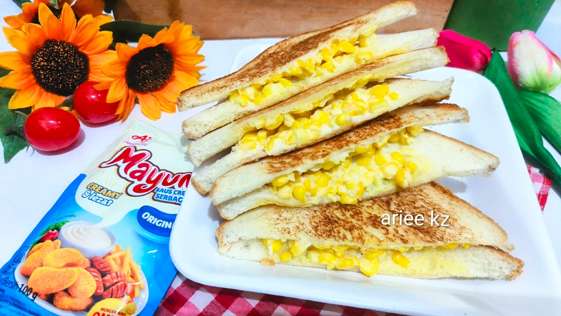 Roti Panggang Jagung Keju