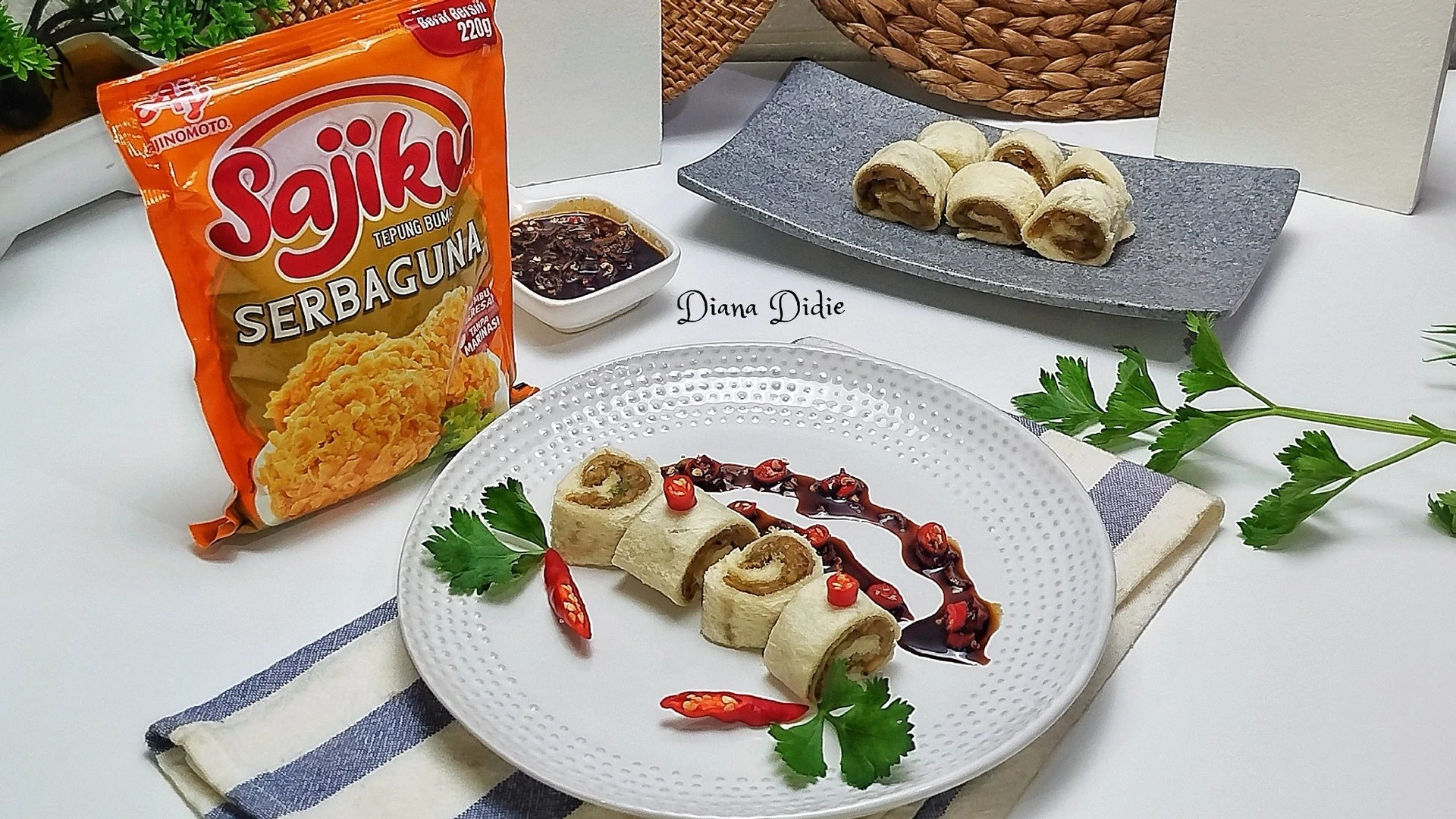 Roti Tempe Mendoan Gulung
