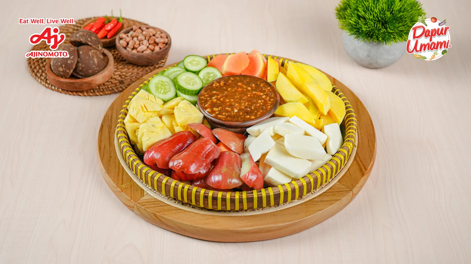 Rujak Buah ala AJINOMOTO® Terasi Udang