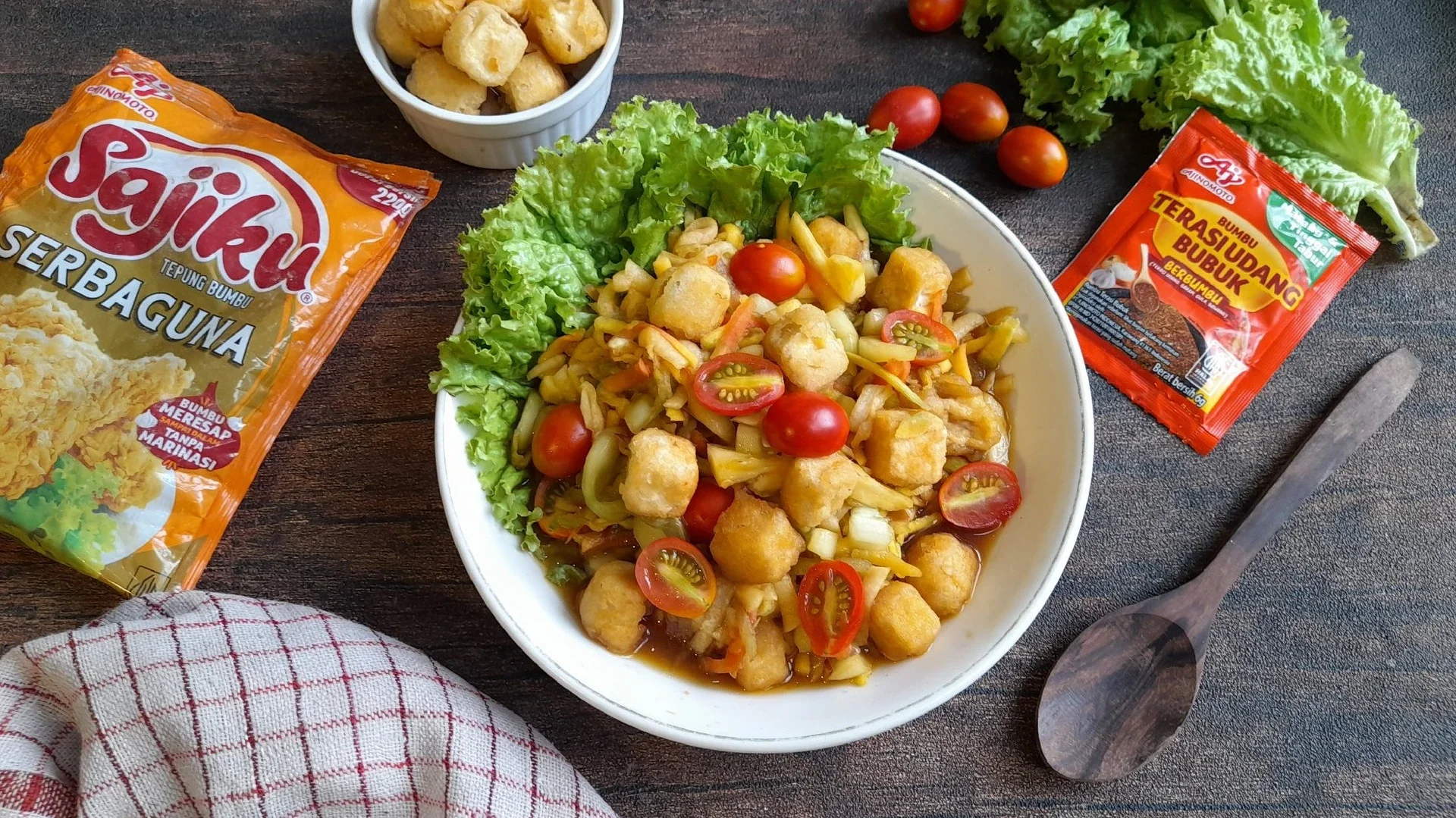Rujak Buah Tahu Popcorn #NikmatTanpaDrama 