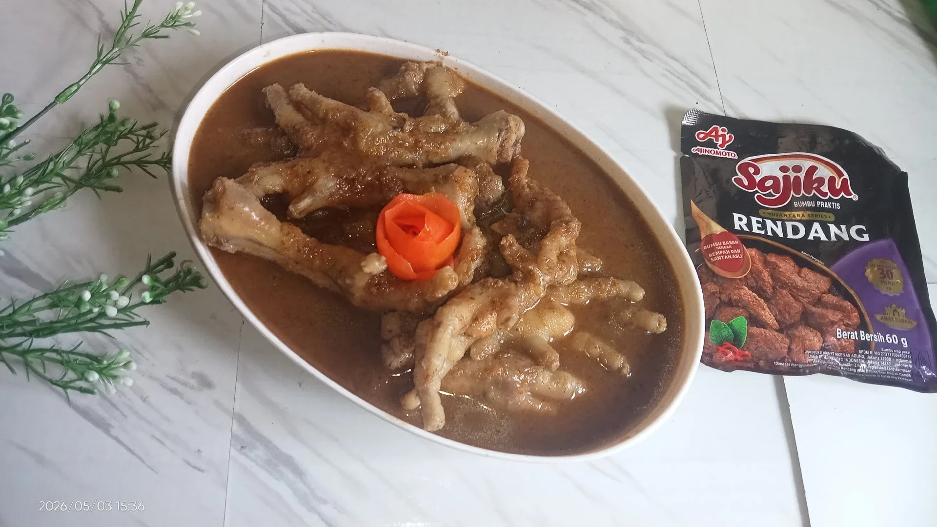 SAJIKU Rendang Ceker 