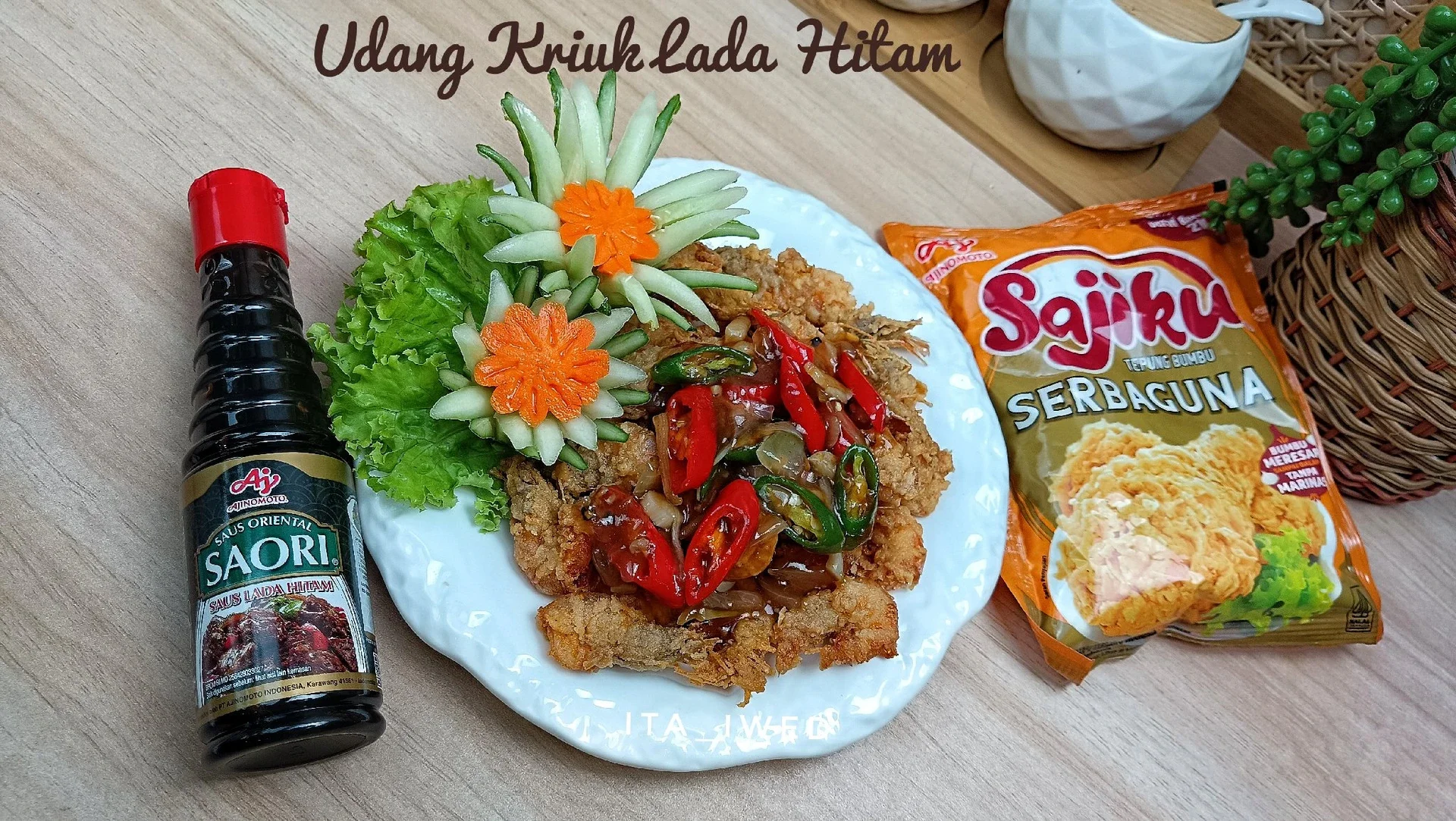 #SajikuLezatMeresapSampaiDalam... Udang Kriuk Lada Hitam