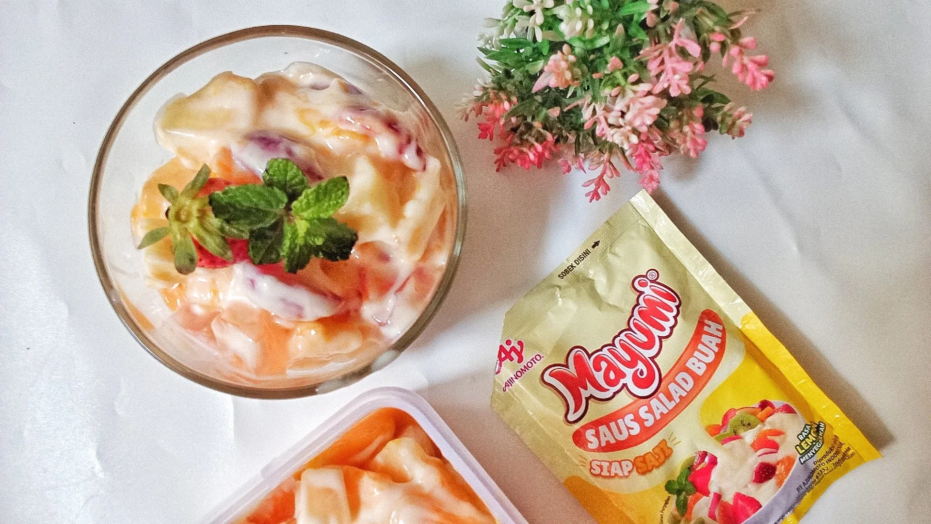 Salad buah jelly ala Mayumi