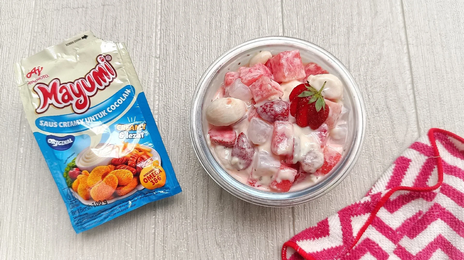 Salad Buah Merah Putih #PestaRasaMerdeka