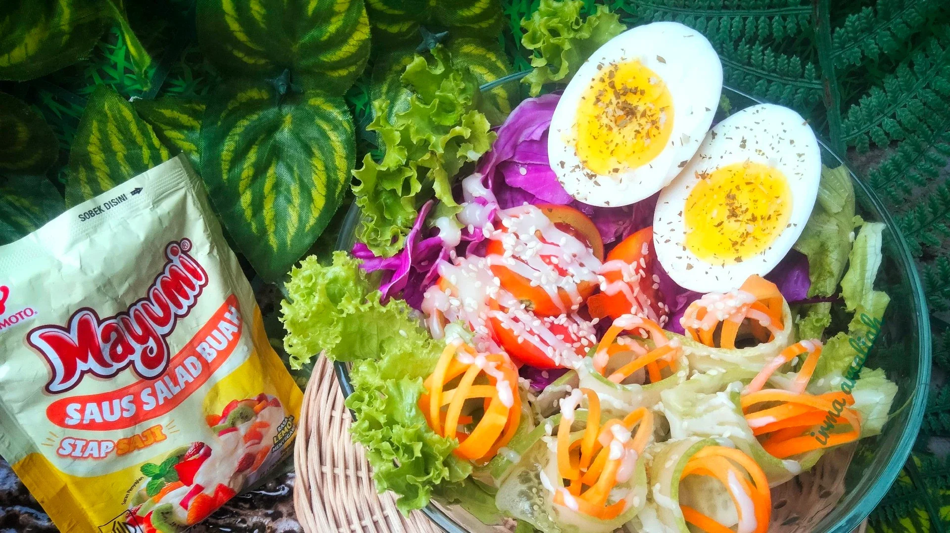 SALAD SAYUR TELUR REBUS ala Mayumi®