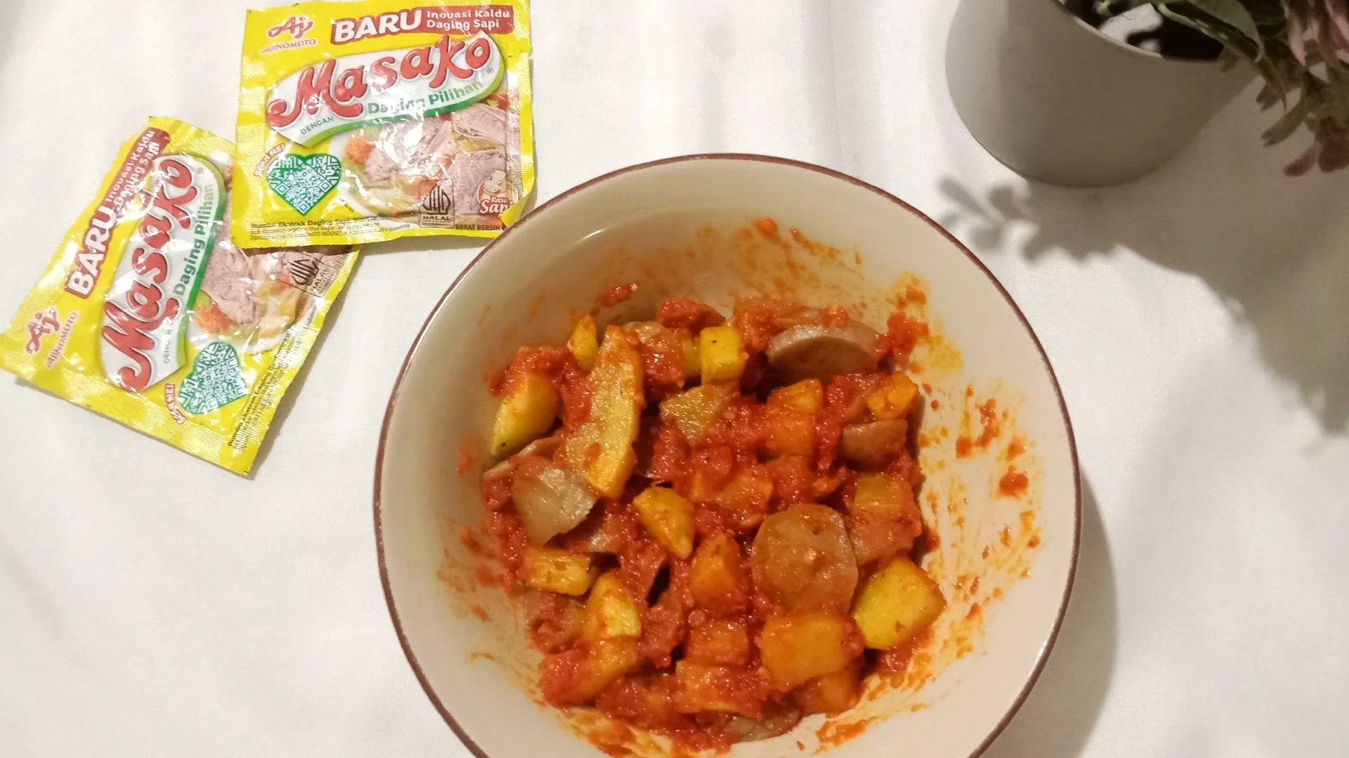 sambal bakso kentang ala masako