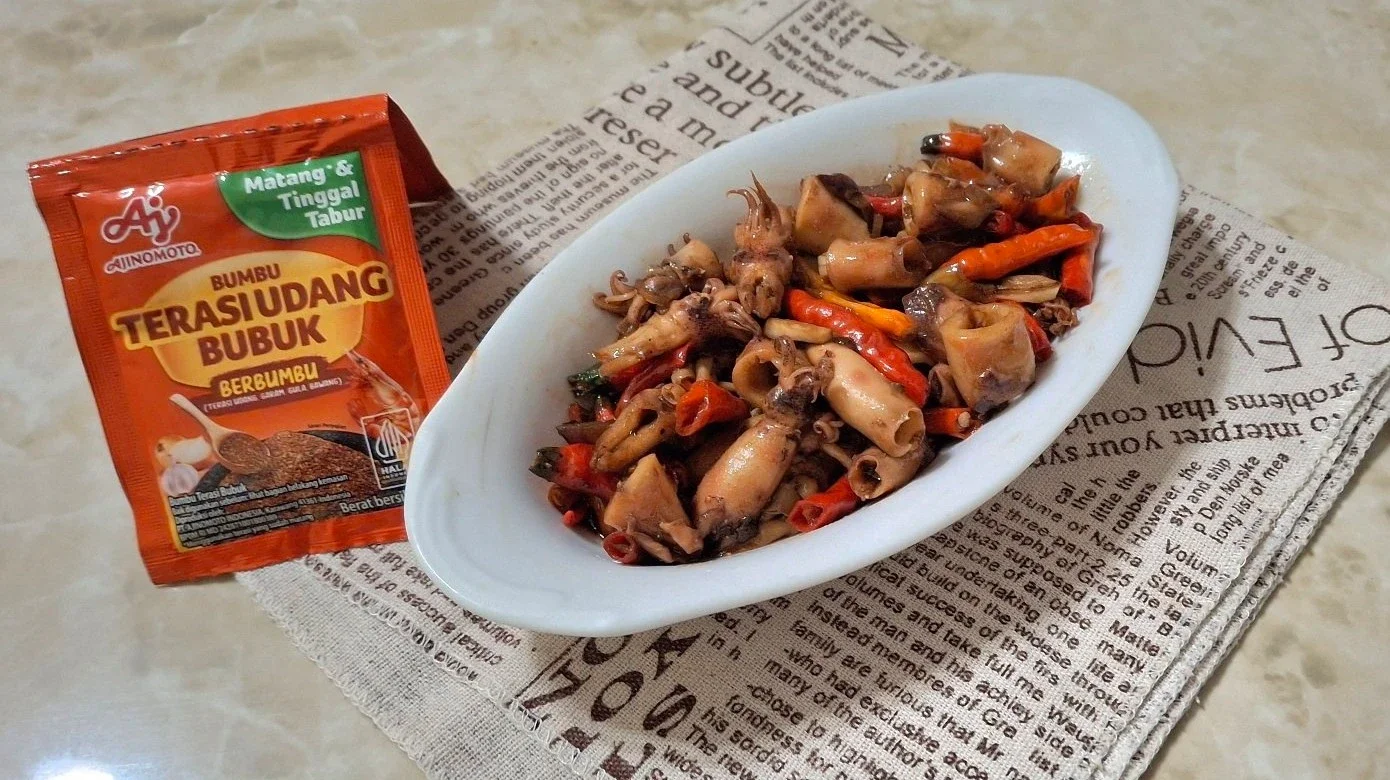 Sambal Cumi Terasi Udang Bubuk
