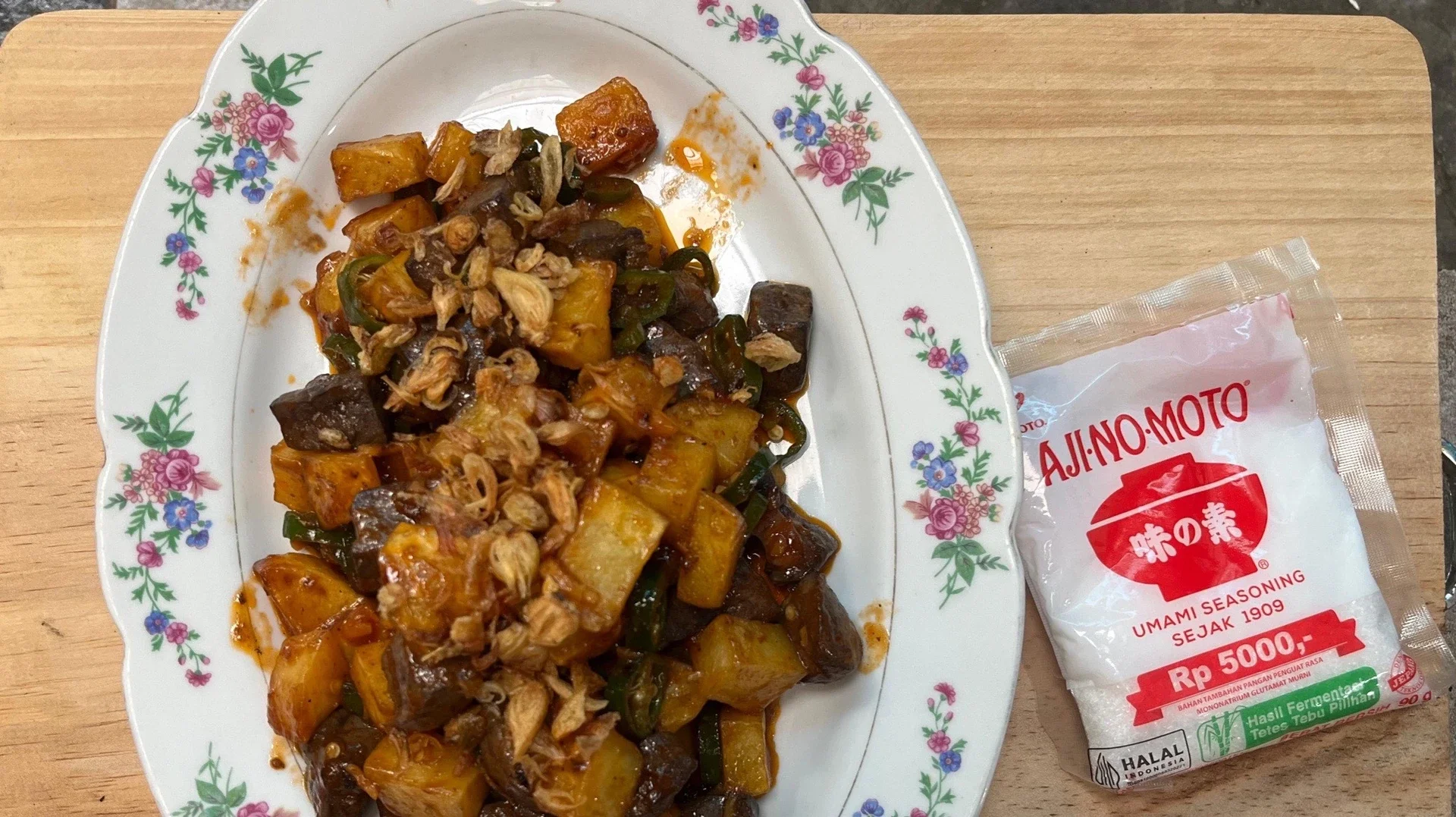 Sambal goreng ati sapi ala Ajinomoto 