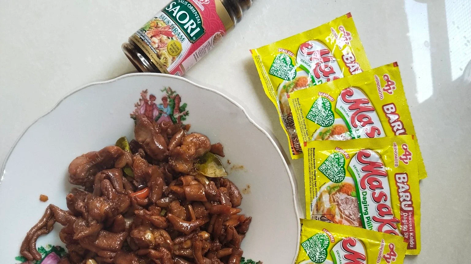 sambal goreng jeroan ayam