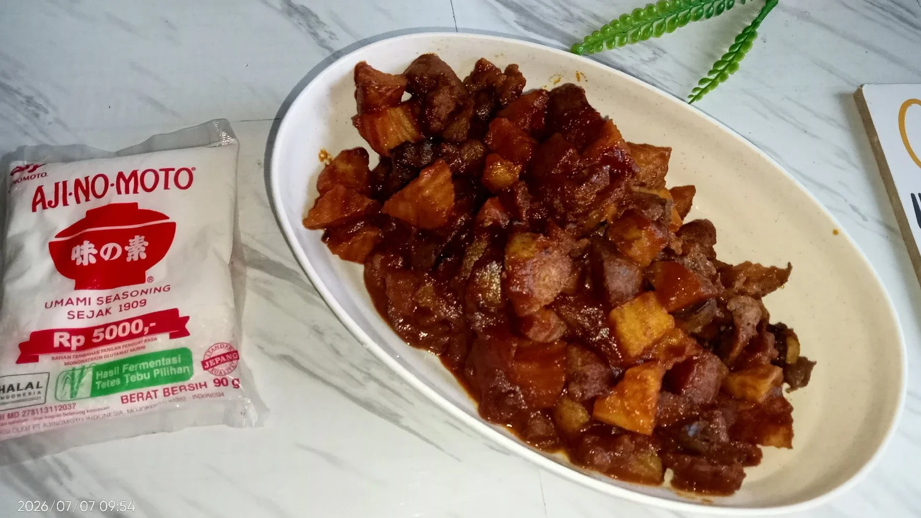 Sambal Goreng Kentang Ati Ayam 