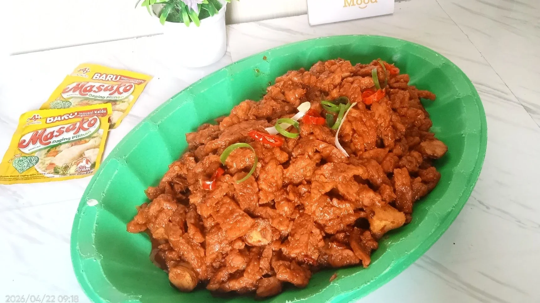 Sambal Goreng Tempe Basah 