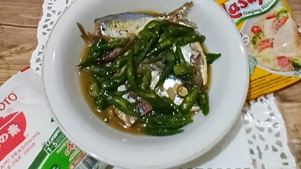 Sambal Ikan asin Peda Cabe Ijo ala Masako 