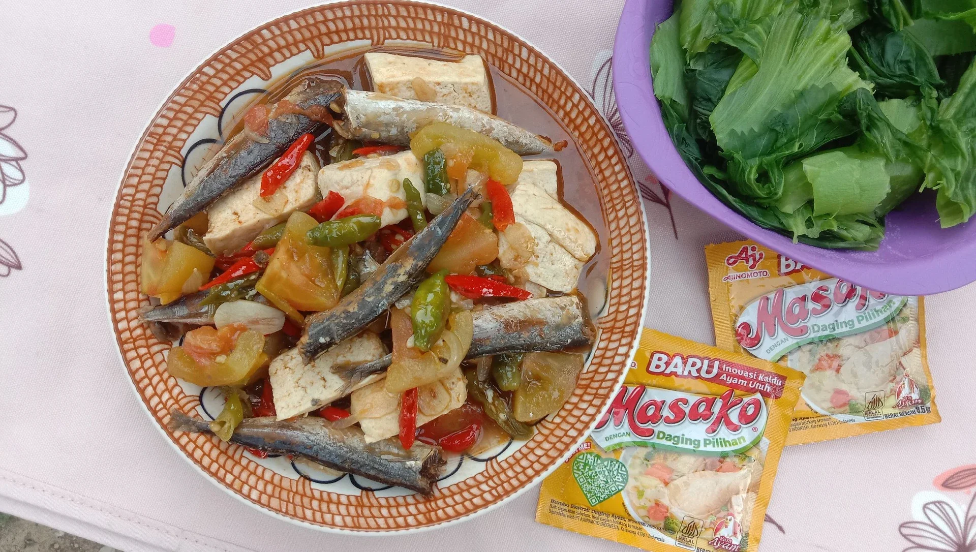 Ikan Asin Rebus Bumbu iris