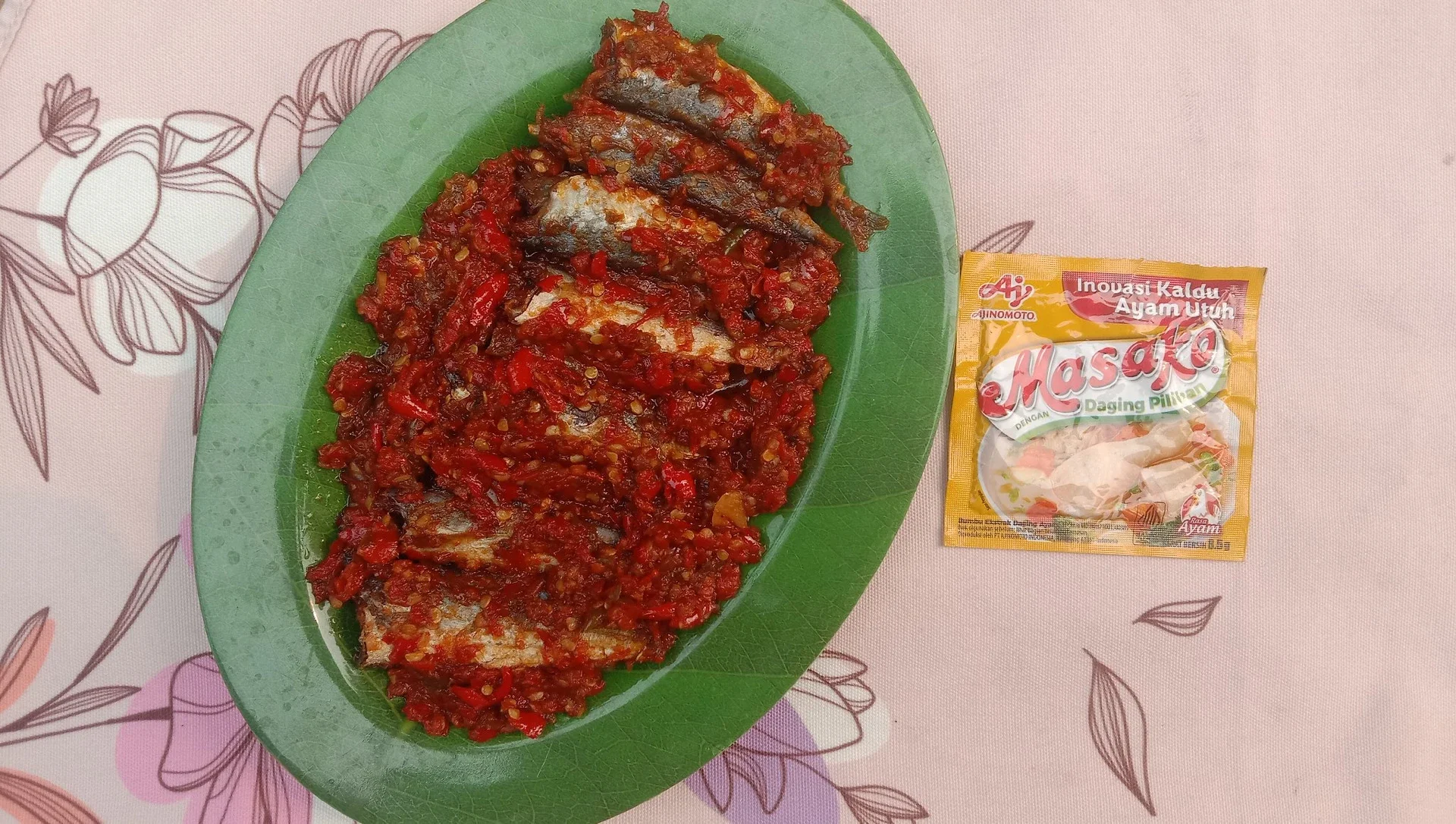 Sambal Ikan Asin Rebus 