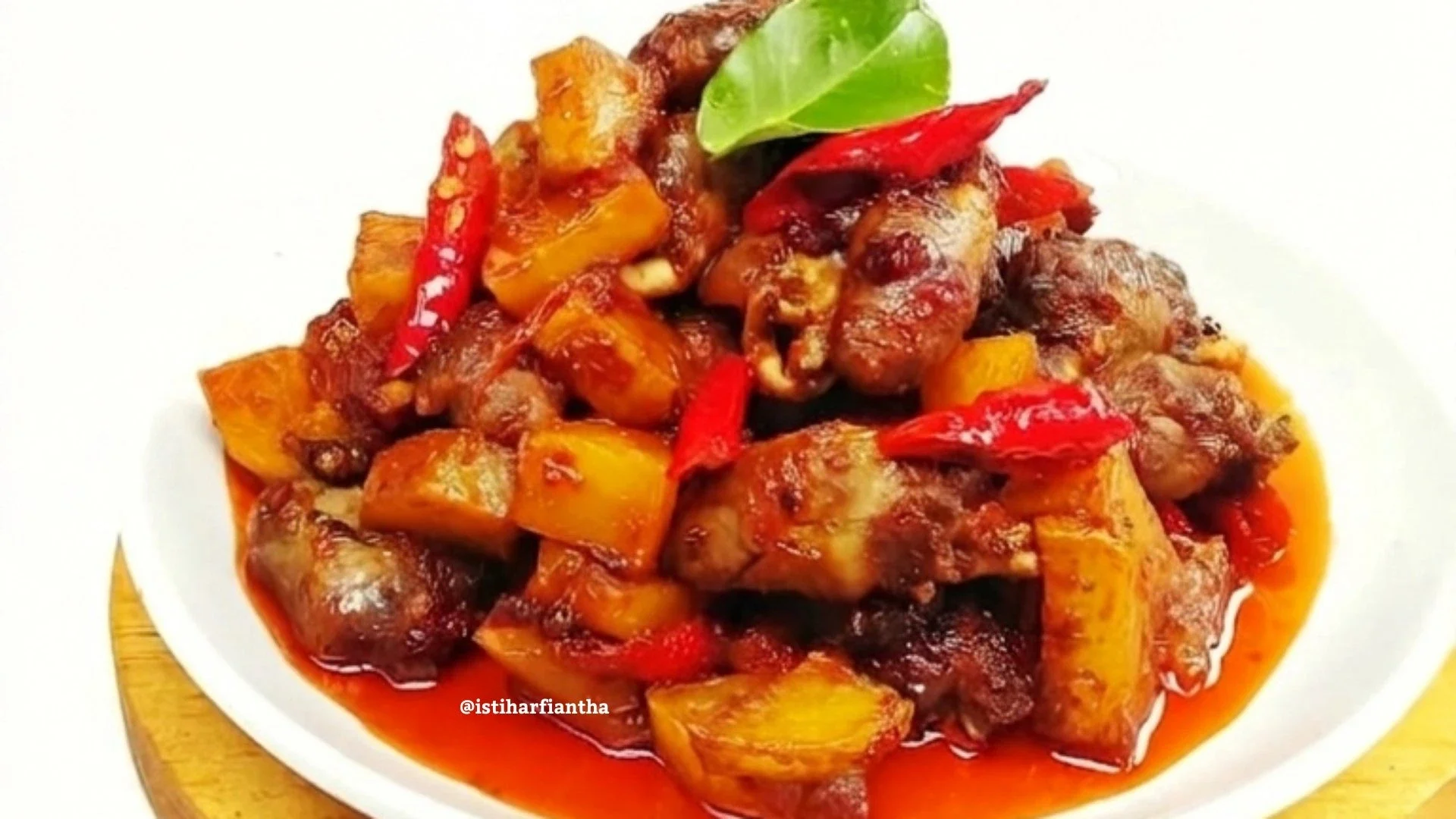 Sambal Kentang Jantung Ayam