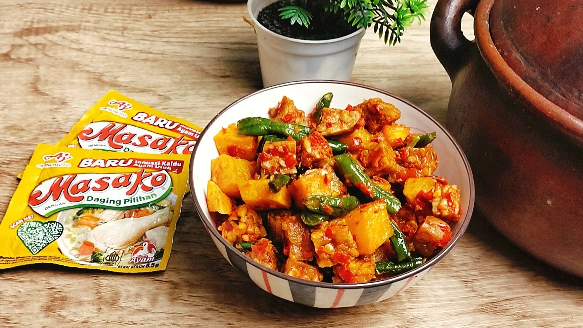 Sambal Kentang Tempe Kacpan ala MASAKO®