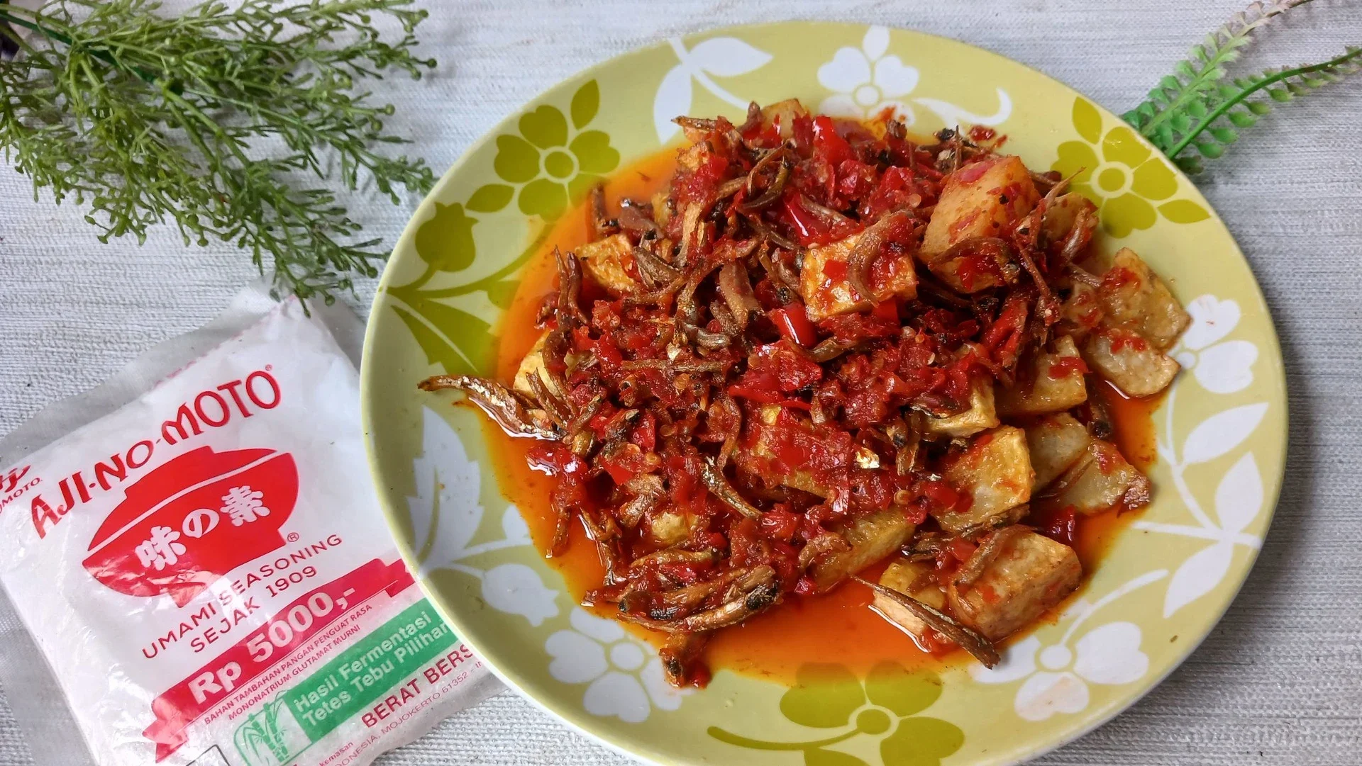Sambal Kentang Teri Pulau