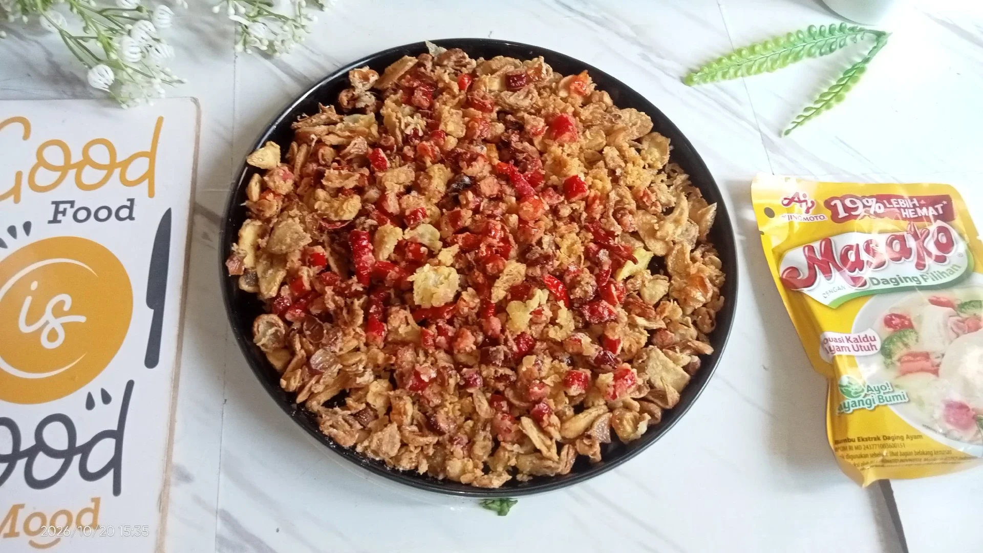 Sambal Kering Bawang Goreng crispy 