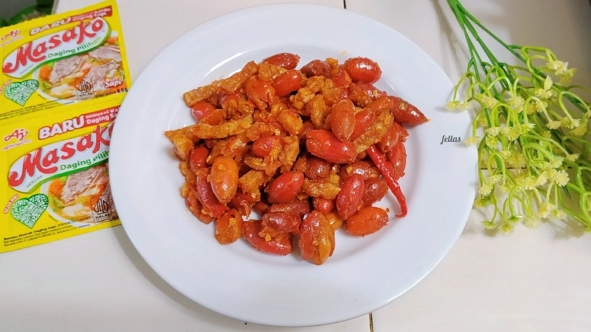 Sambal Kulit Melinjo Tempe