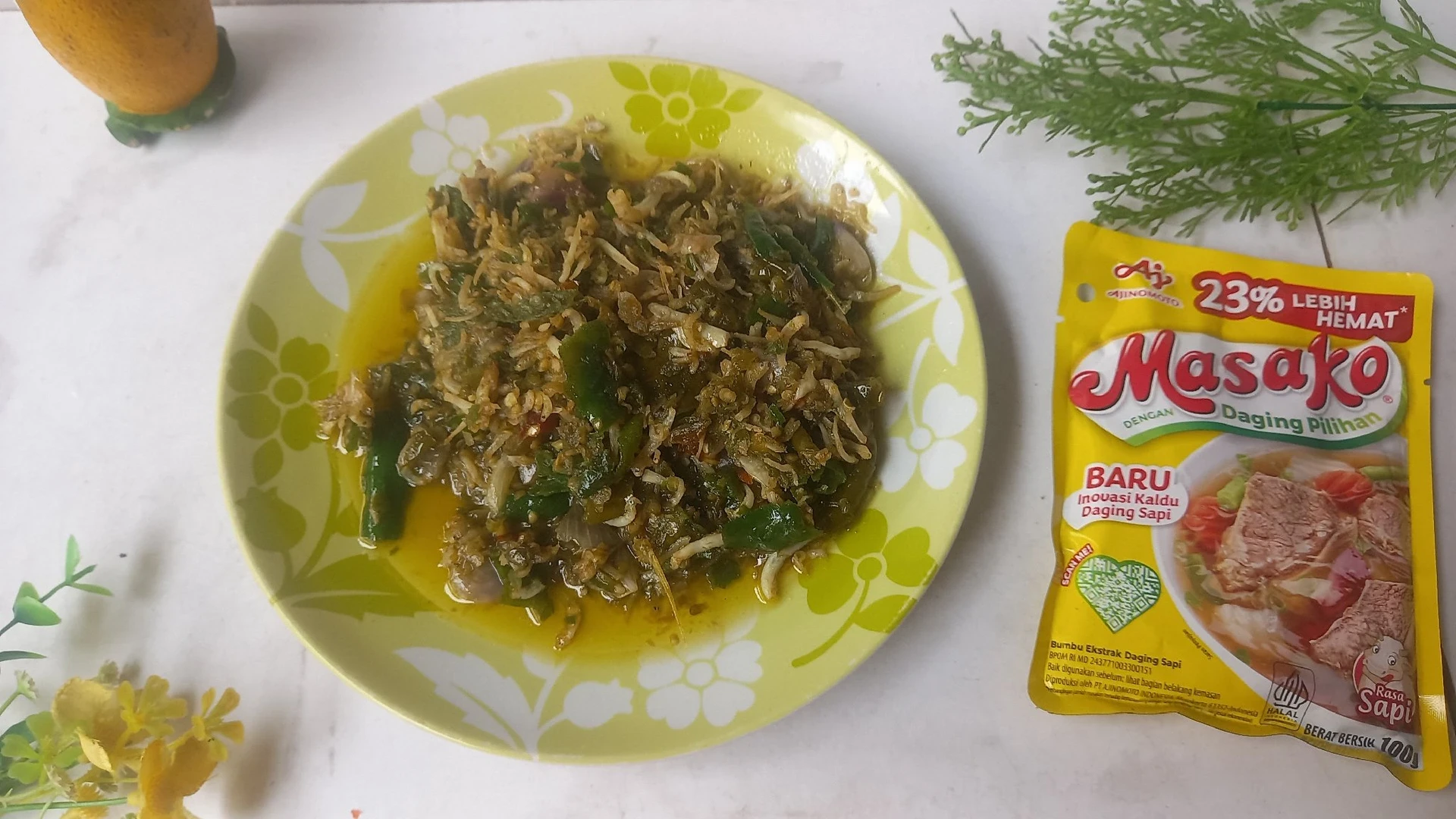 Sambal Lado Ijo Teri Medan