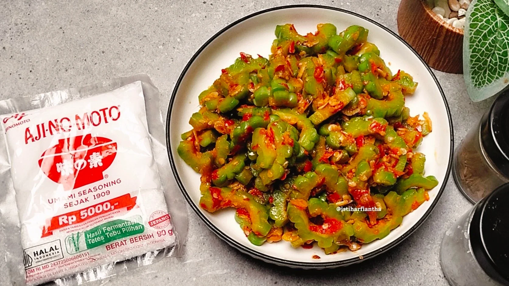 Sambal Pare Udang Cerepe ala AJINOMOTO® #MasakanPenuhCinta