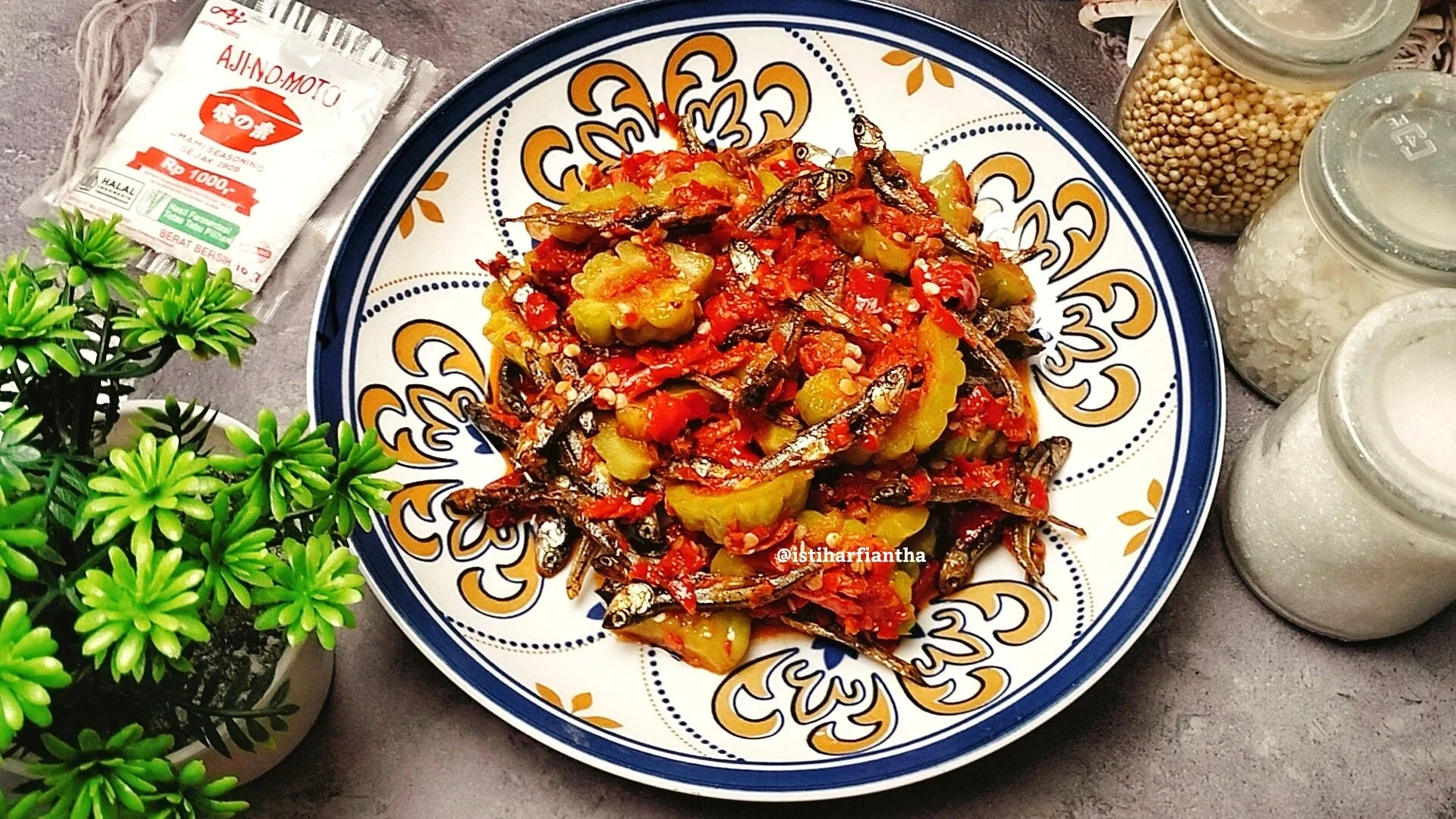 Sambal Pare Teri Bada ala AJI-NO-MOTO ®