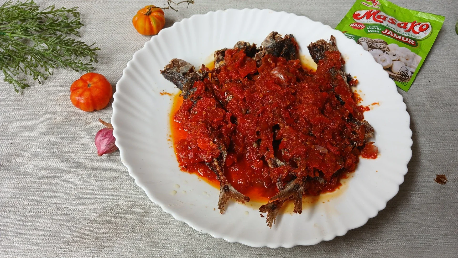 Sambal Pecah Ikan Dencis Masako 