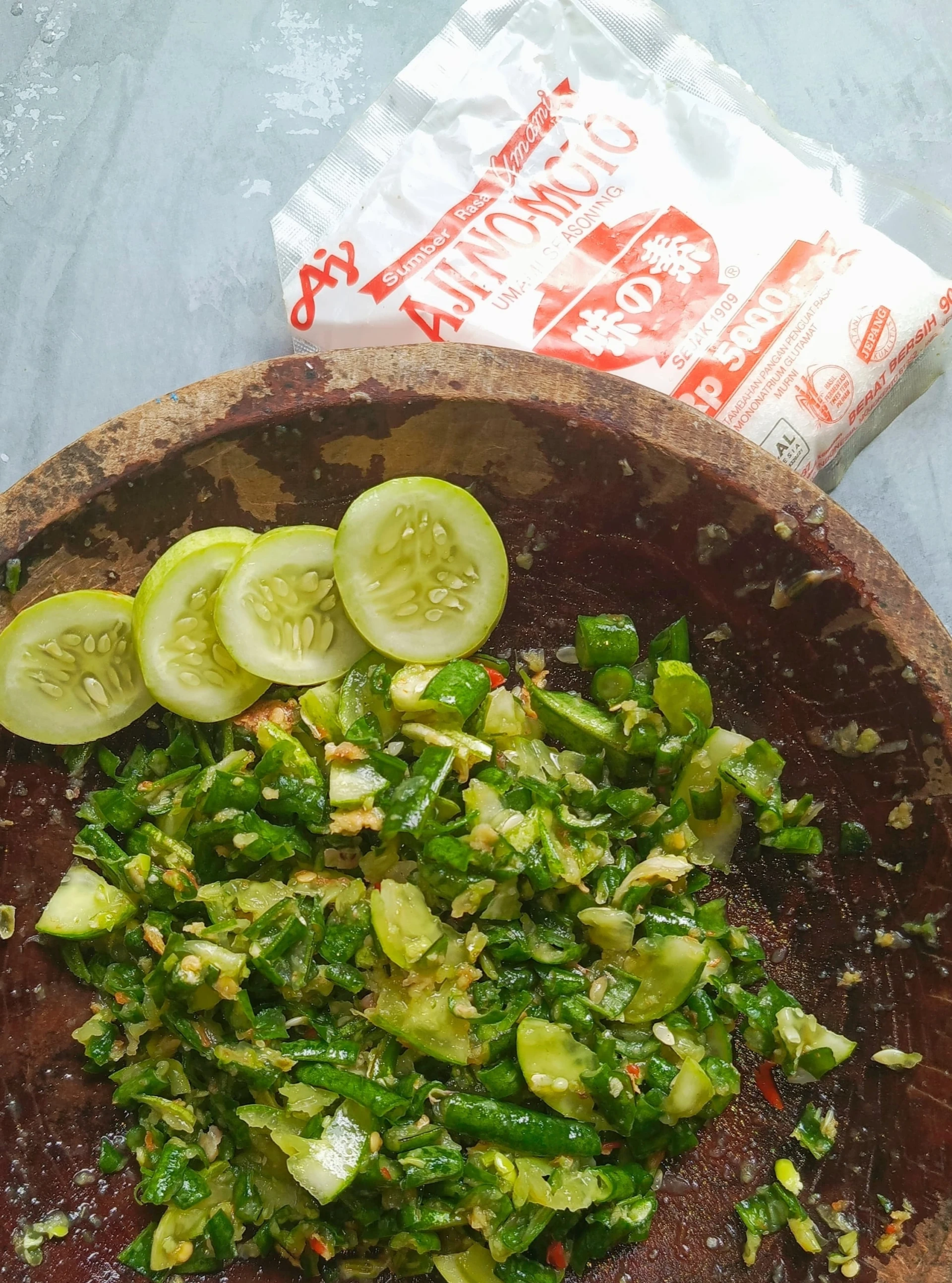 Sambal Pencok Kacang Panjang