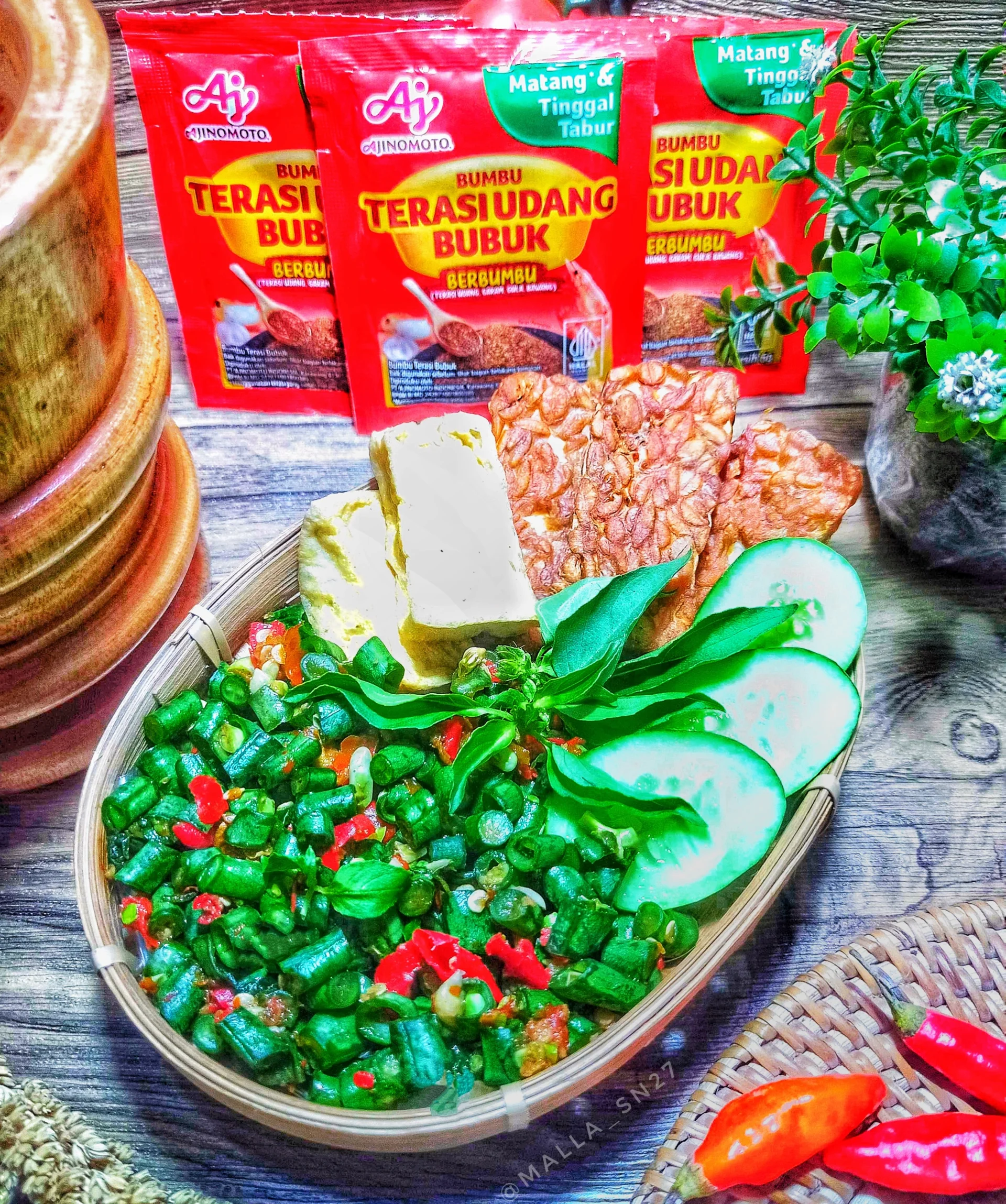 SAMBAL PEUNCOK KACANG PANJANG