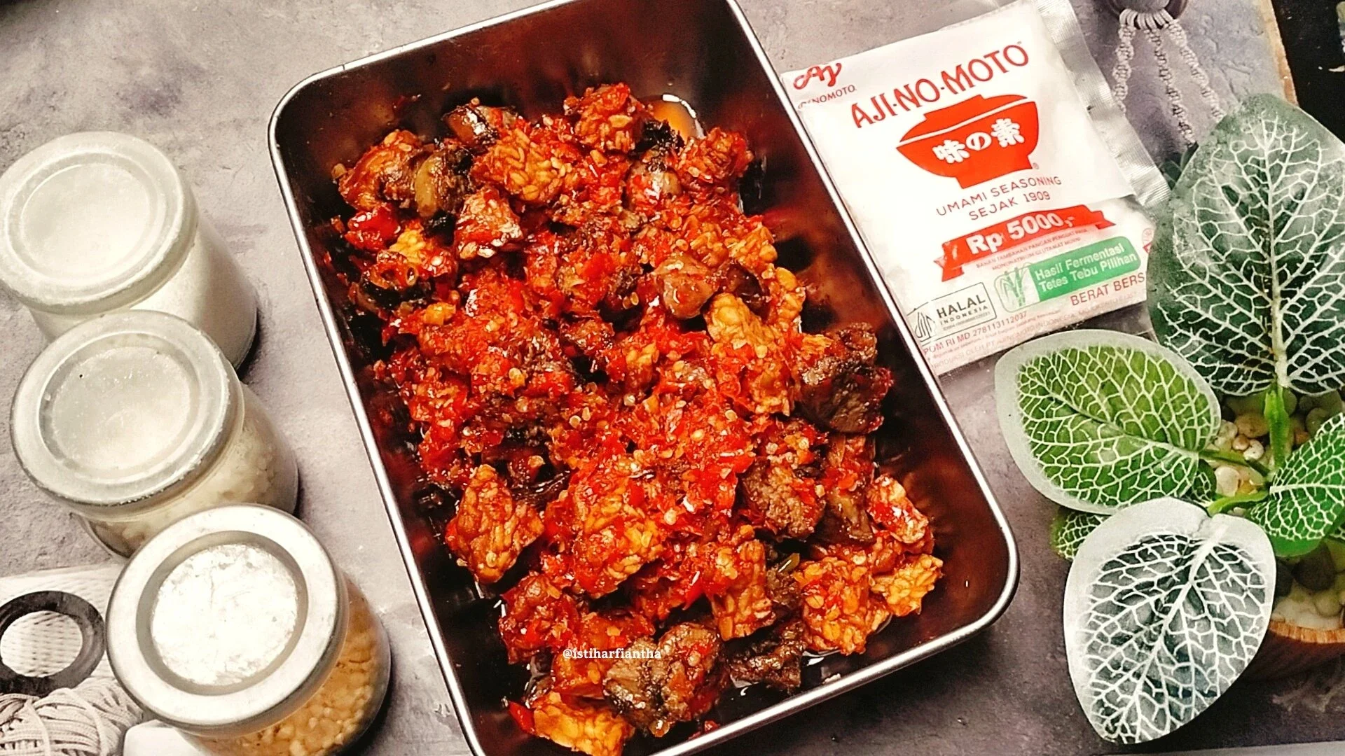 Sambal Tempe Hati Ampela Ayam ala AJI-NO-MOTO®