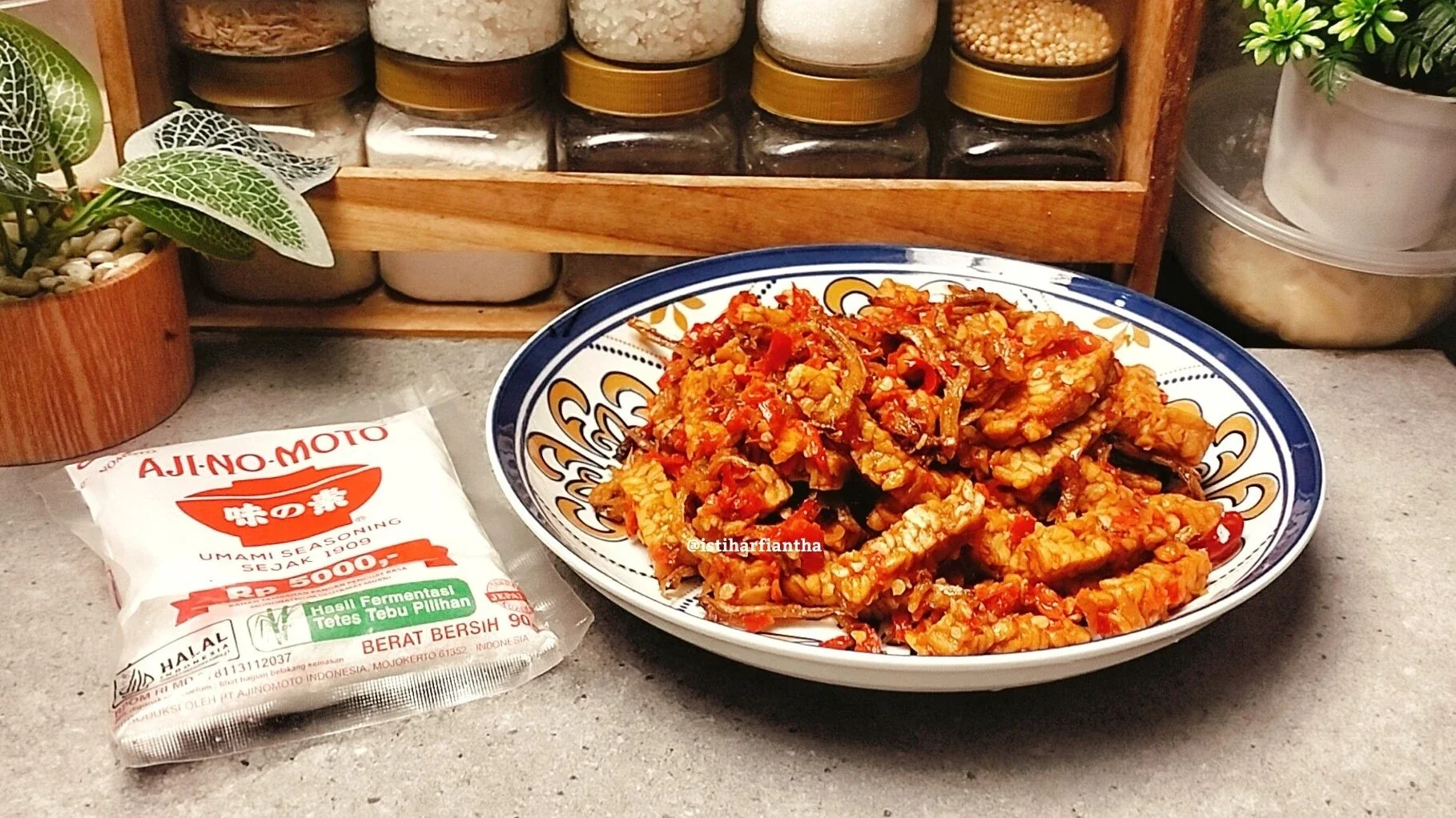 Sambal Tempe Teri Belah