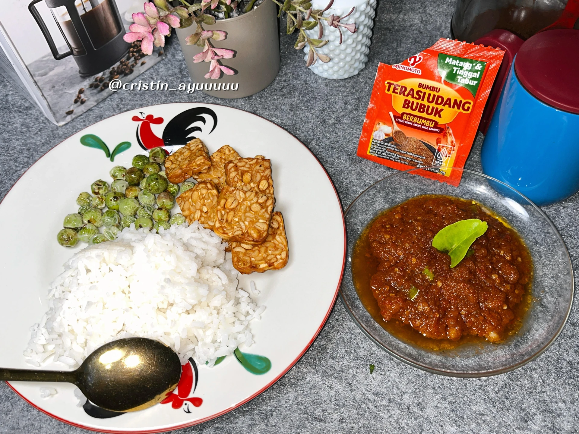 Sambal terasi tomat 
