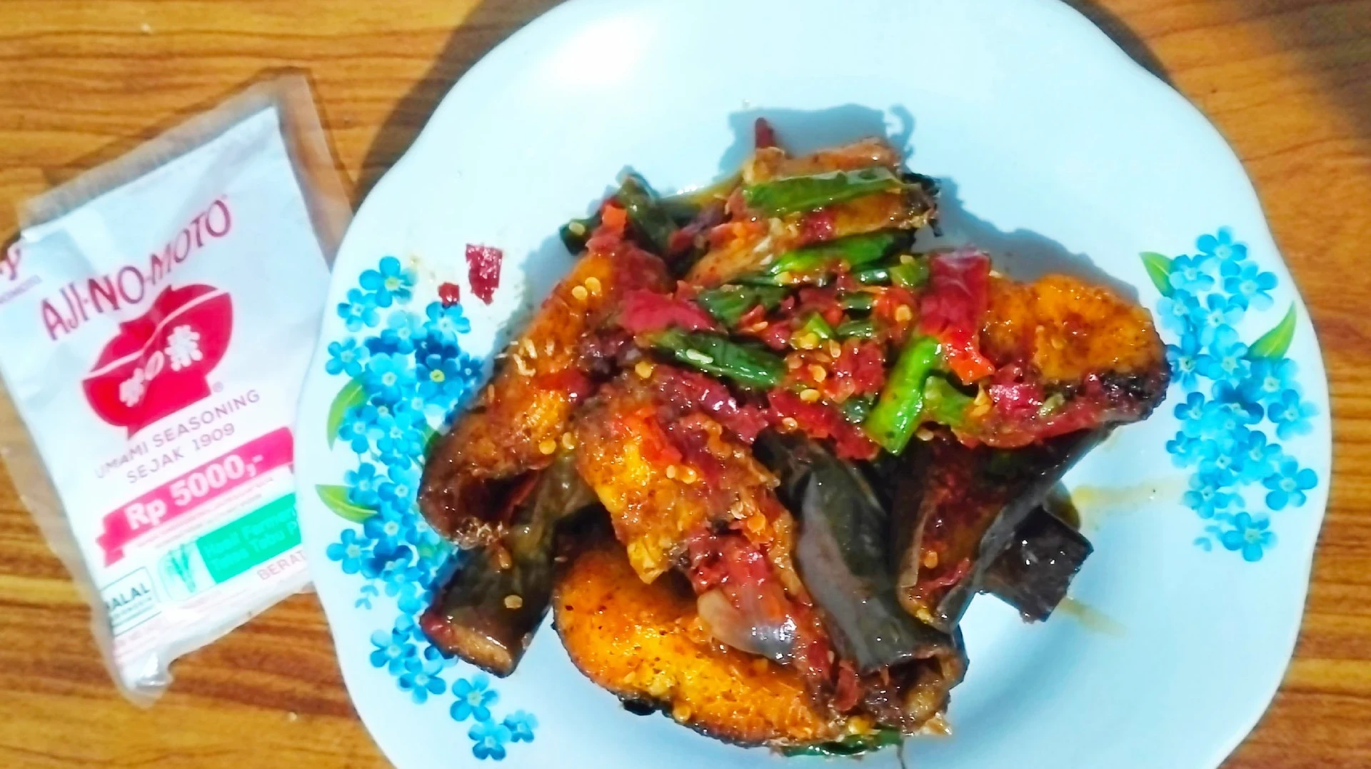 Sambal Terong Kacang panjang