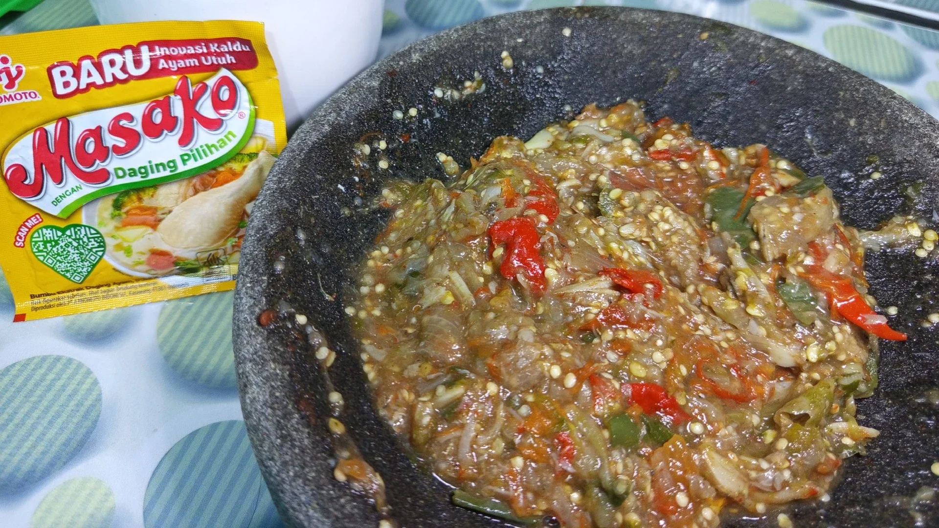 sambal terong rebus