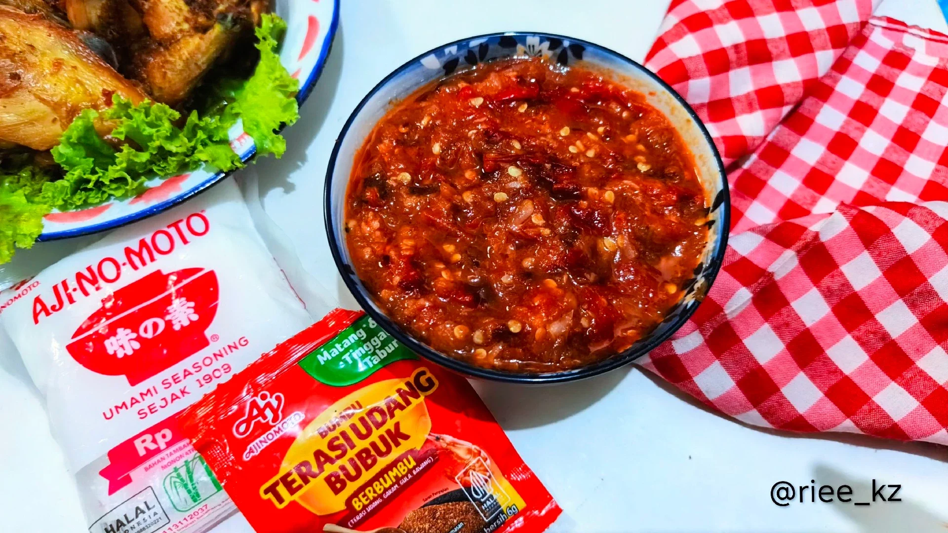 Sambal tomat terasi ajinomoto 