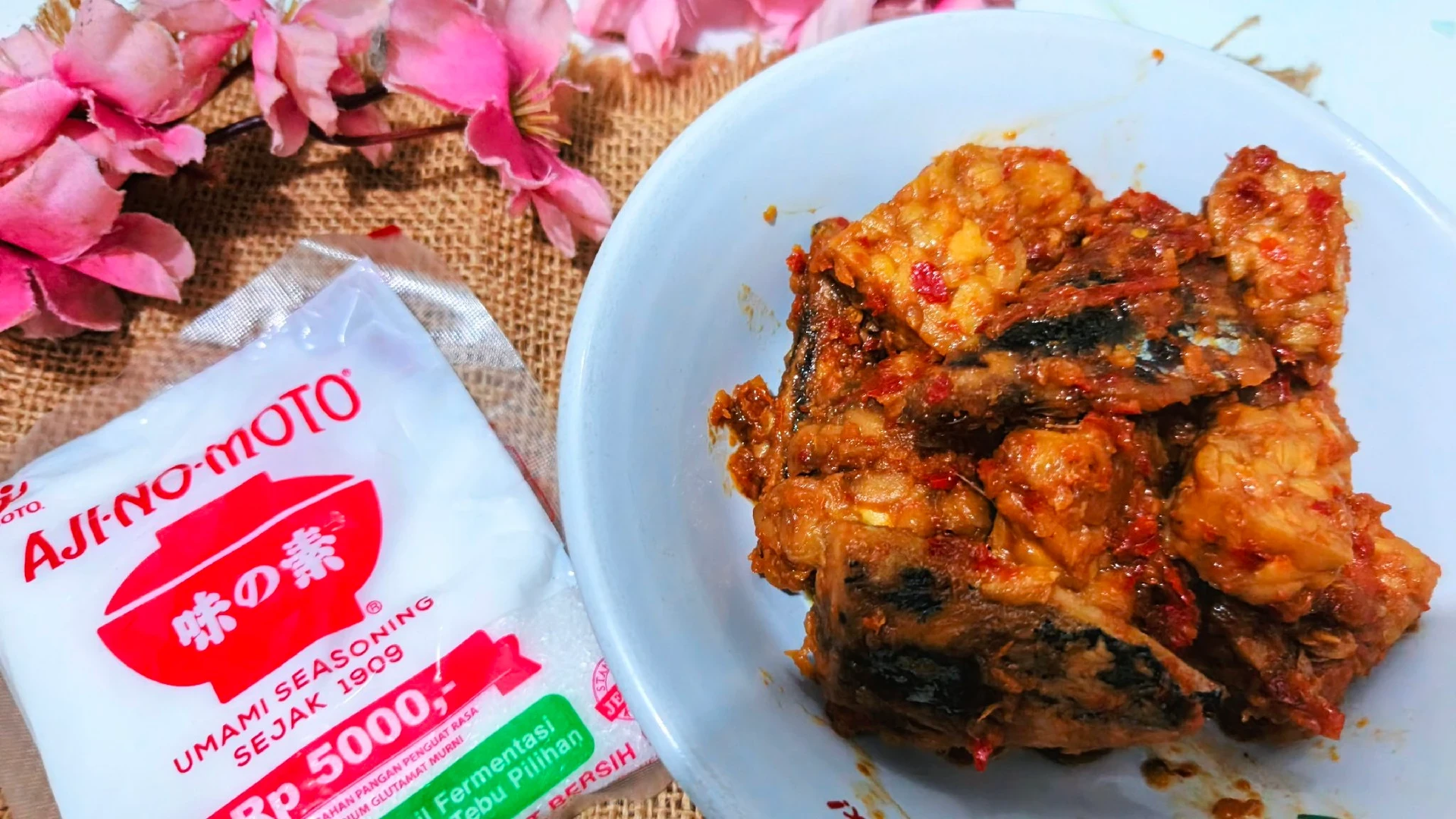 sambal tongkol dan tempe
