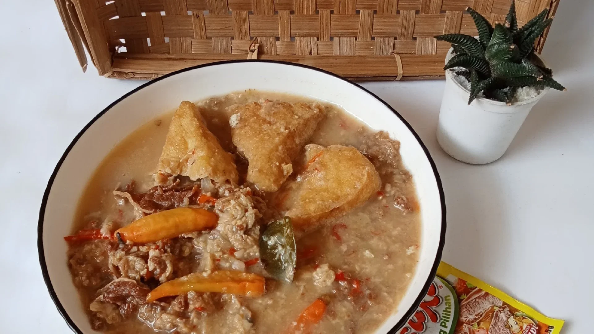 Sambal Tumpang Daging Sapi Ala Masako