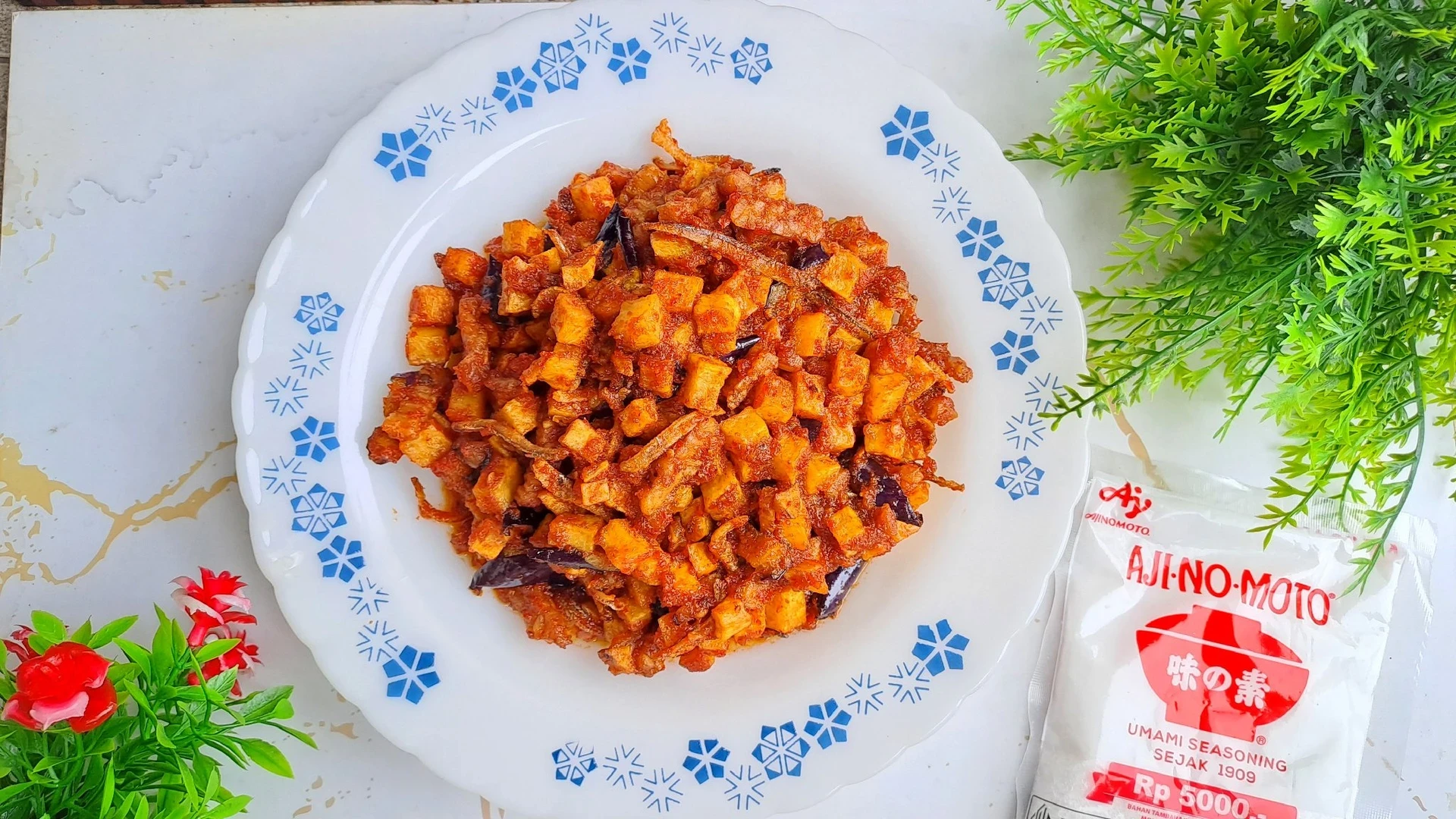 Sambal Ubi Jalar Campur