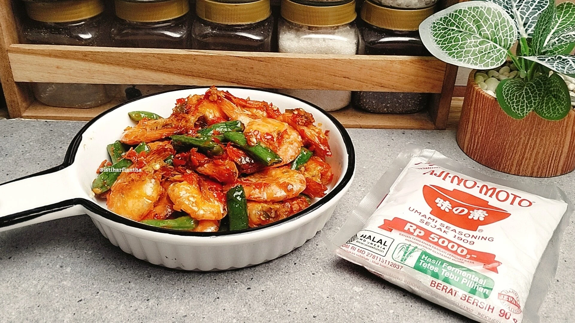 Sambal Udang Buncis ala AJI-NO-MOTO®
