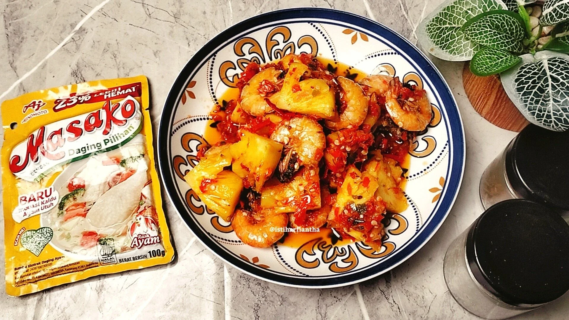 Sambal Udang Nanas ala MASAKO®