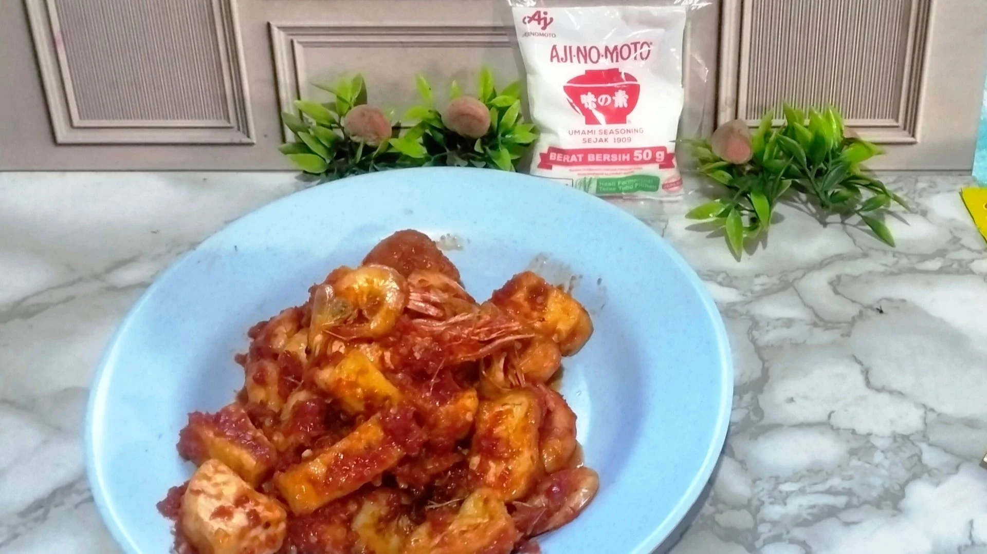 Sambal udang Tahu