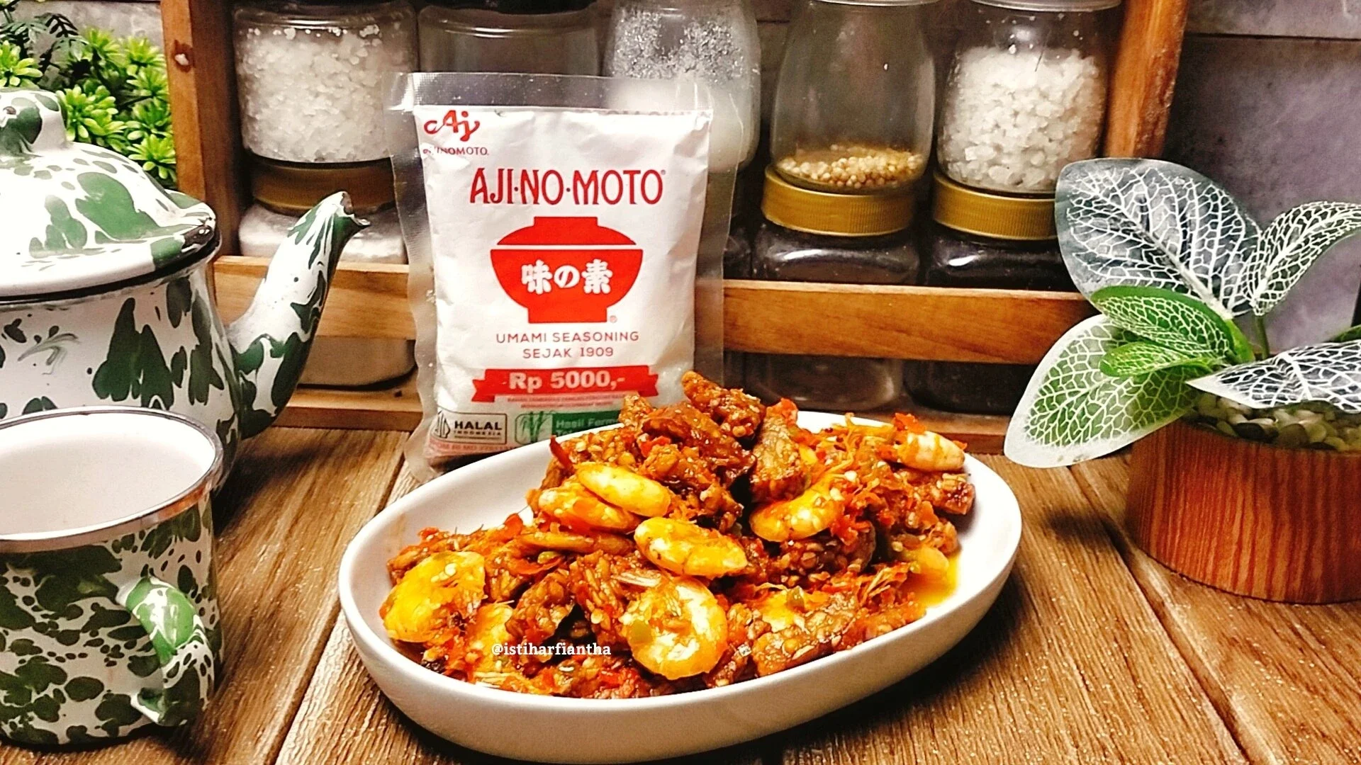 Sambal Udang Tempe
