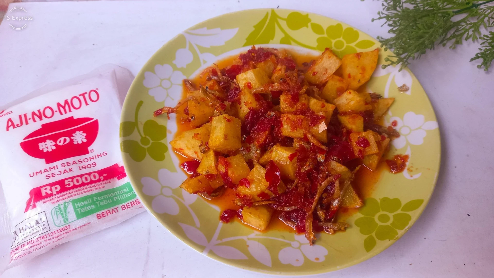Sambalado Kentang Dadu Teri