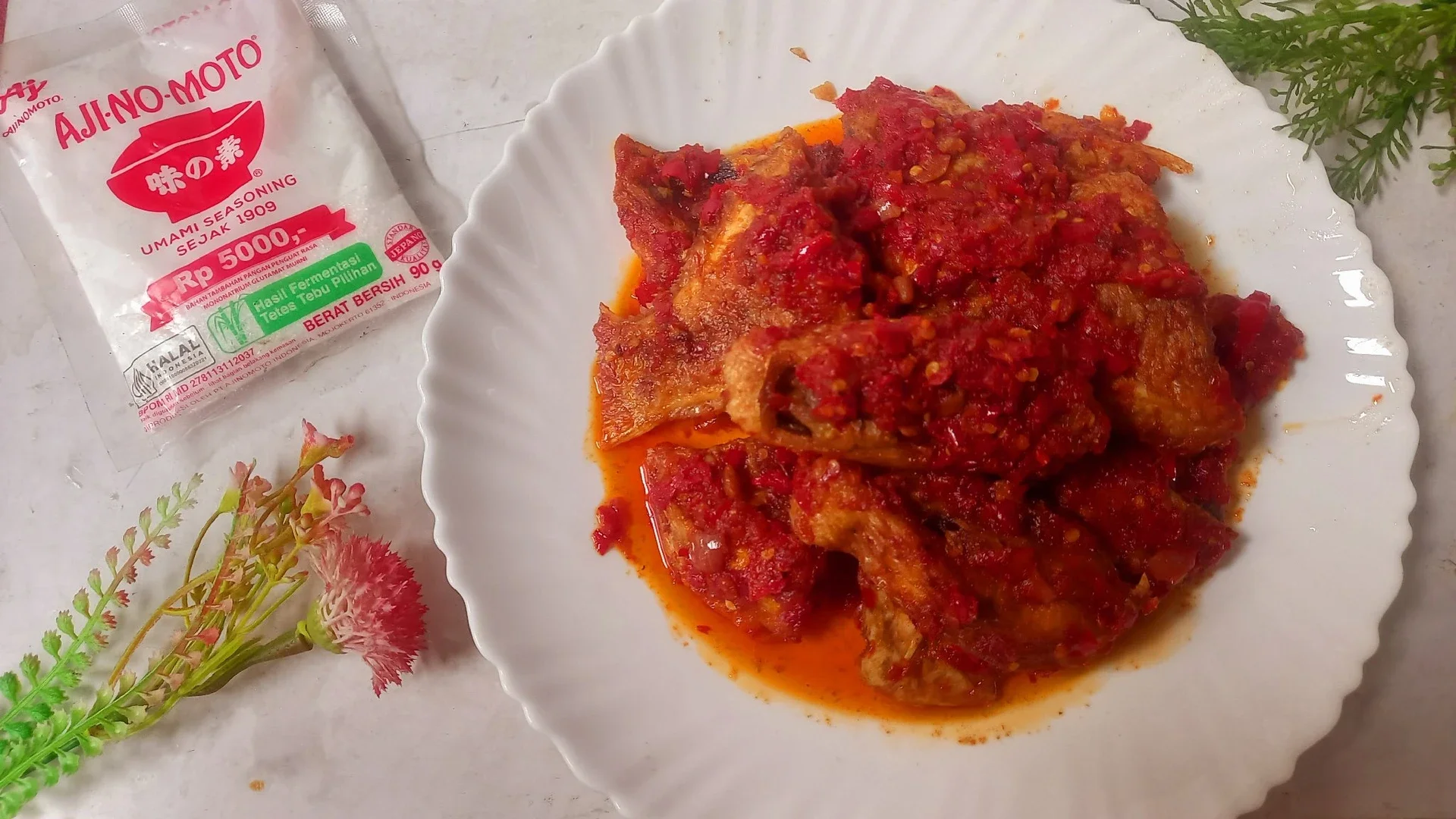 Sambalado nila goreng