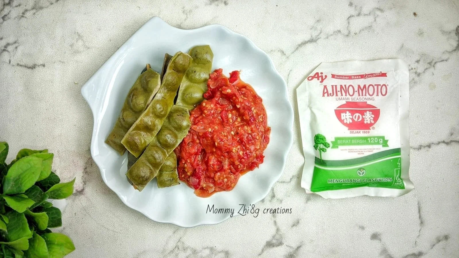 Sambalado Tomat + Petai rebus 