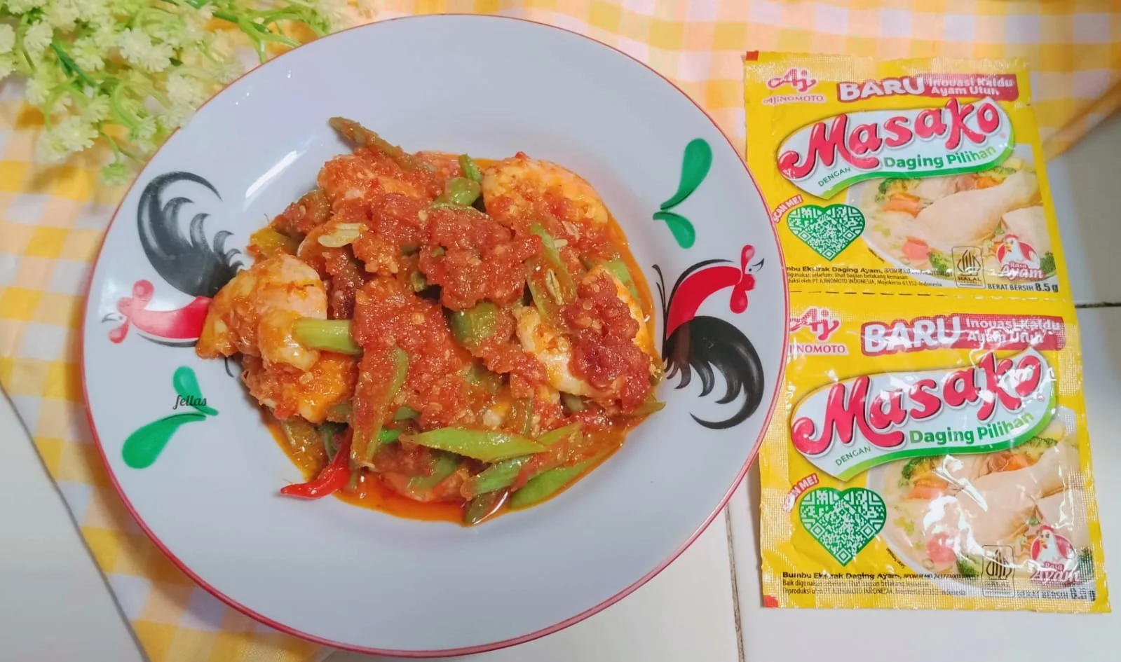 Sambalado Udang Buncis