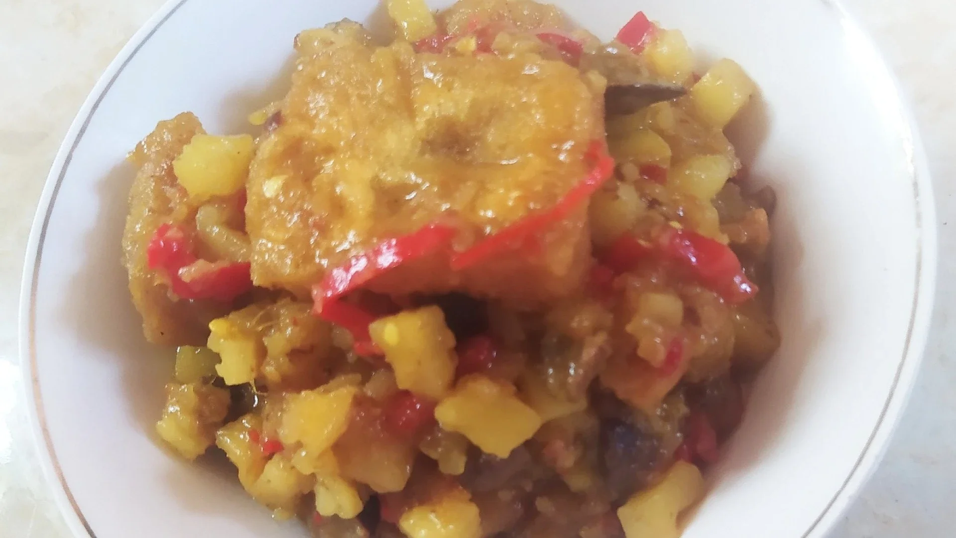 Sambel Goreng Kentang Ati Krecek
