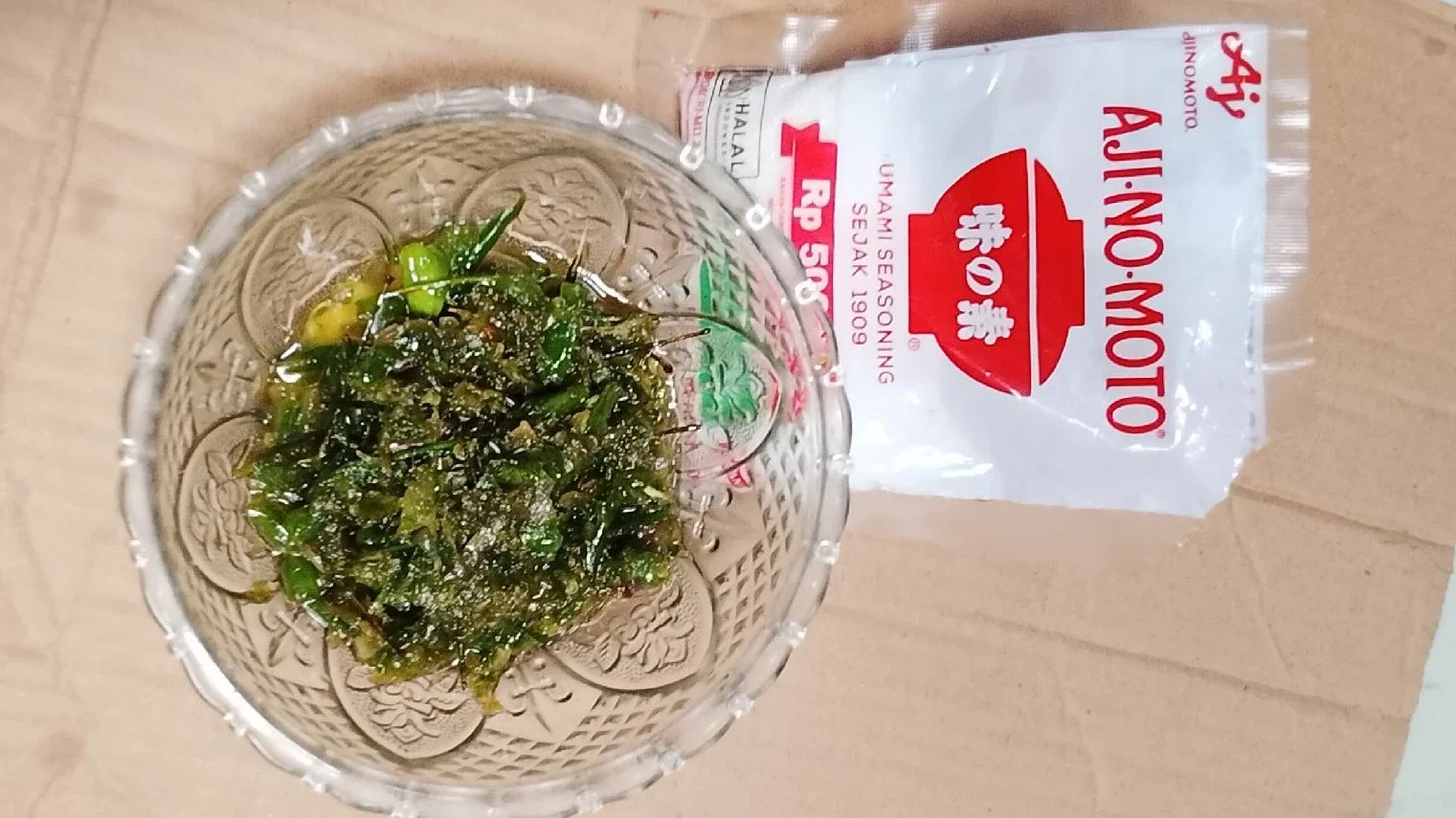 sambel ijo ala ajinomoto