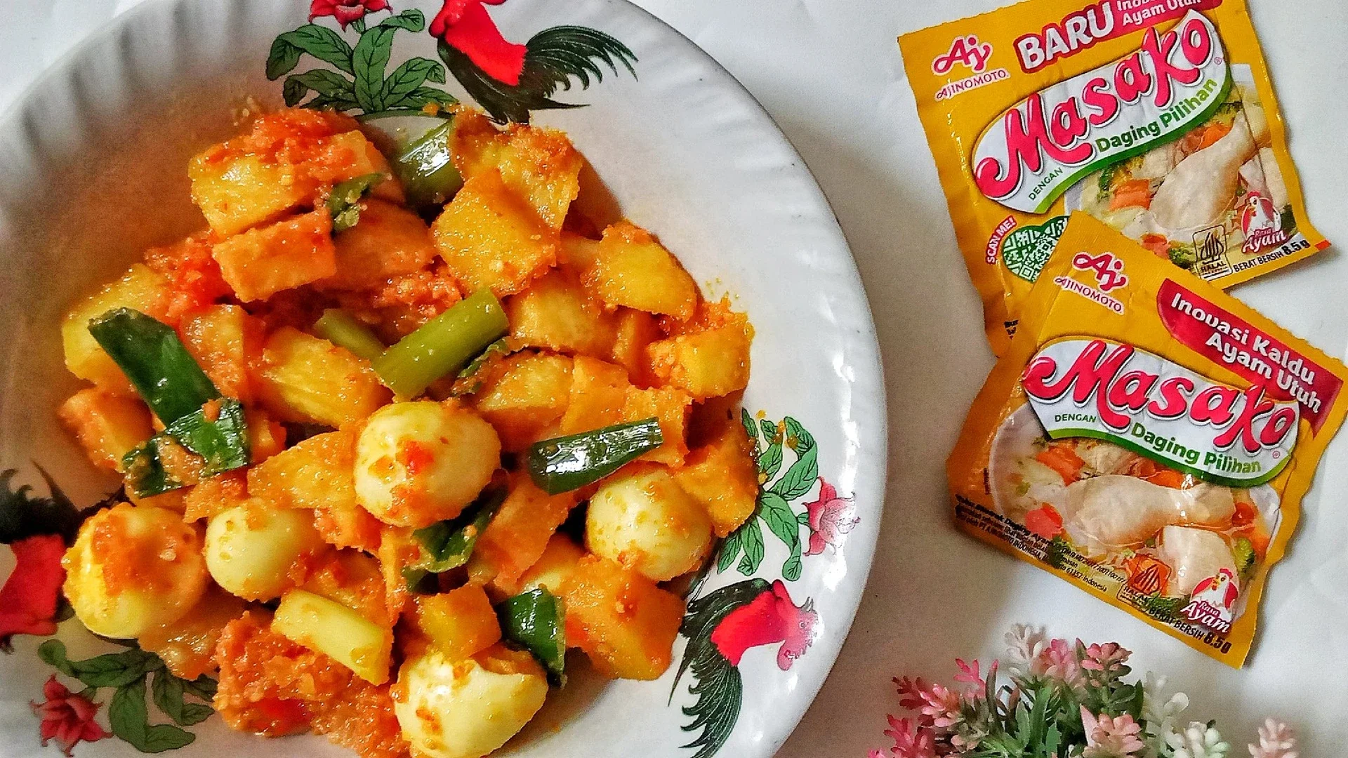 Sambel Kentang Telur Puyuh Ala Masako